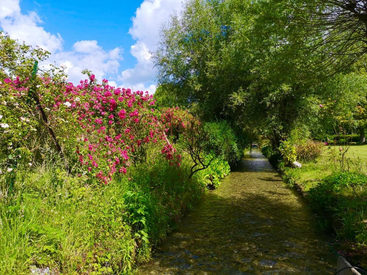 Bed and Breakfast Aux Jolies Sources Saint-Aubin-sur-Scie Esterno foto